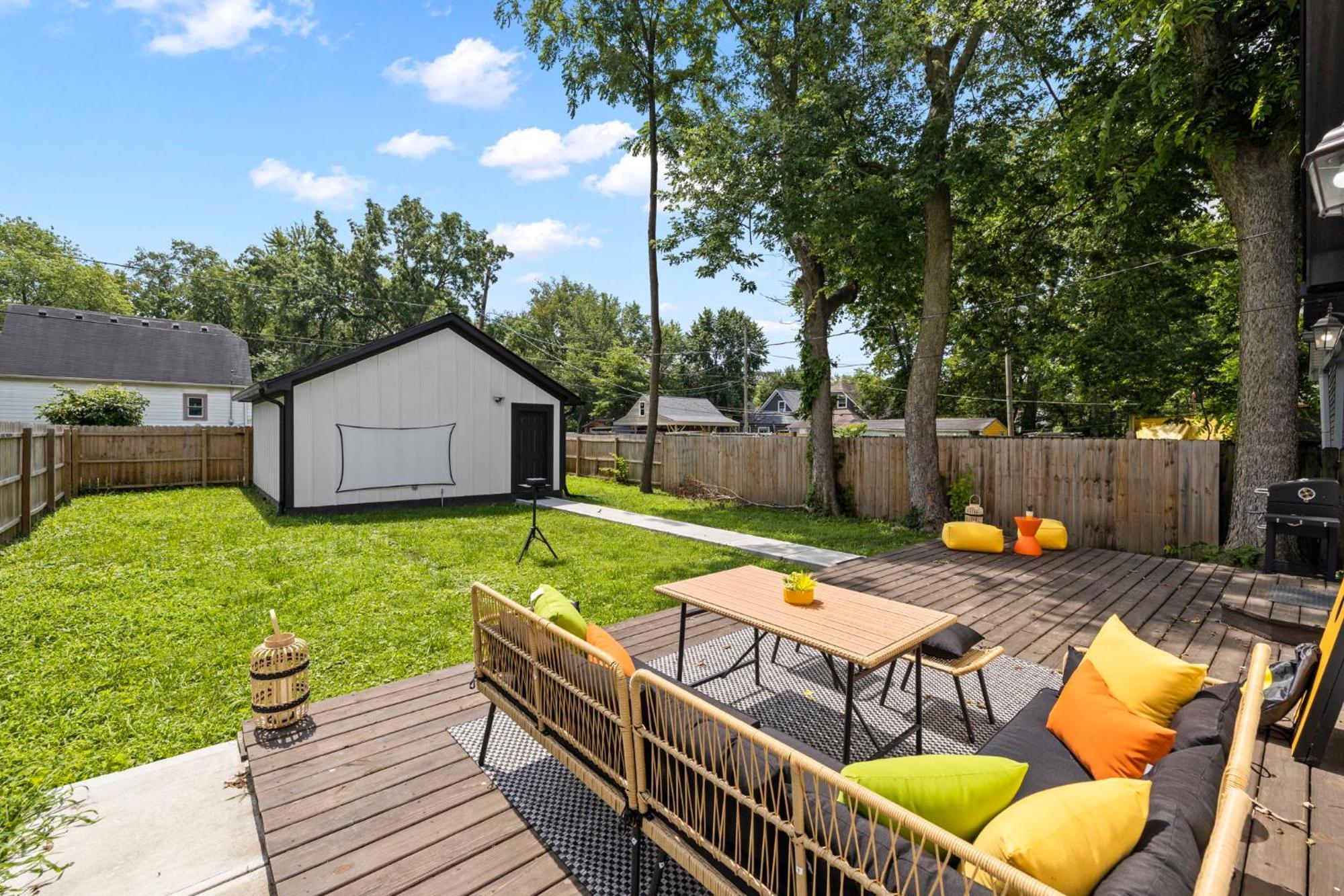 Central Indy 5Bd - Pingpong - Outdoor Movie - Bbq Indianapolis Buitenkant foto
